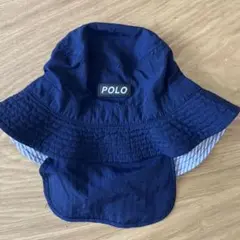 POLO ネイビー バケットハット
