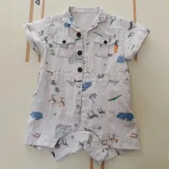 ベビー服　動物　ロンパース 男の子