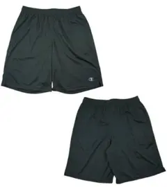 Lブラック新品チャンピオンCHAMPIONトレーニングショーツ１０インチ