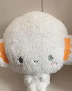 ふわふわホワイトキャラクターぬいぐるみ