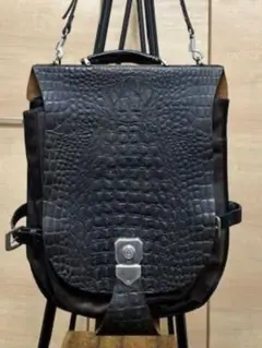 ワニ皮　バッグ　ハンド　ショルダー