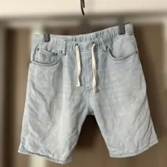 ライトブルー デニム ショートパンツ