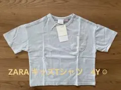ZARAタイムレス　キッズTシャツ　4Y ブルー