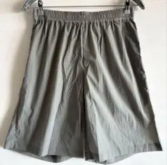 ジェラピケオム　ハーフパンツ　ワッシャーハーフパンツ　　　グレー　新品　L