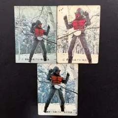 カルビー旧仮面ライダーカード【異種同番】NO.115ベアコンガー ３種セット