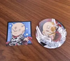 YAIBA ヴィレッジヴァンガード　缶バッジ&ステッカーセット鬼丸猛