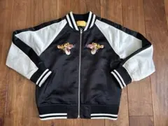 新品 プーさん ジャケット ティガー ブルゾン レトロ スカジャン イーヨー 新品 プーさん ジャケット ティガー ブルゾン レトロ スカジャン