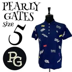 【完売品】【5】PEARLY GATES 総柄 ゴルフウェア メンズ
