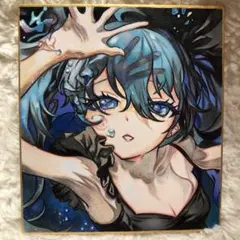 初音ミク　手描きイラスト　ファンアート　深海少女