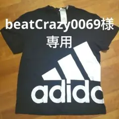 adidas ブラック Tシャツ ロゴプリント