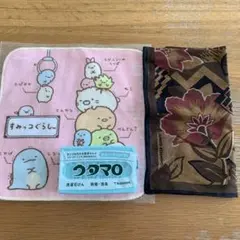 1、すみっこハンドタオル 2、コシノジュンコのハンカチ 3、ウタマロ石鹸！！