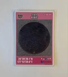 沖縄県 本部町　マンホールカード　第26弾
