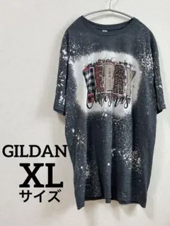 ギルダン MERRY Christmas【XL】Tシャツ ダークグレー