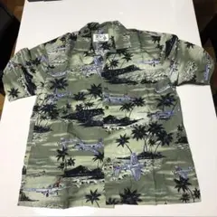 KY’S 戦闘機 アロハシャツ M
