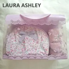 新品　LAURA ASHLEY　ローラ アシュレイ ポーチ ハンカチセット　花柄