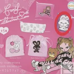 【いいね不要】foxy illustrationsポーチコレクション bunny