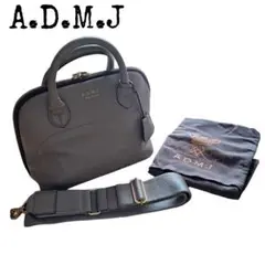 A.D.M.J アクセソワ 2WAY ショルダーバッグ ドーム型 ハンドバック