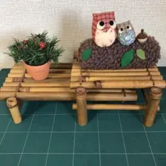 竹の飾り棚