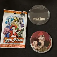 USJ限定 ワンピース 缶バッジ キッド