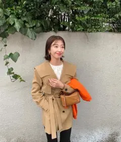 ビッグカラートレンチコート