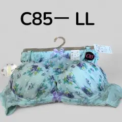 【新品未使用】ブラ&ショーツセット♡C85♡ブラ　LLショーツ　 かわいいブルー