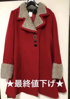 DOLLY GIRL BY ANNA SUI ドーリーガール コート 赤