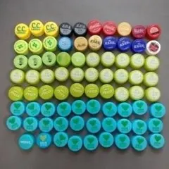 ペットボトルキャップ コレクション 79個