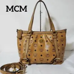 人気 MCM エムシーエム ハンドバッグ ショルダーバッグ 2way レザー