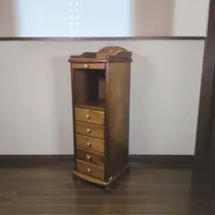 昭和レトロ 曙工芸製作所 木製チェスト 5段 小引き出し ヴィンテージ家具