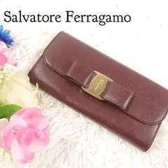 【美品】Salvatore Ferragamo サルヴァトーレフェラガモ 長財布