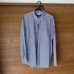 UNIQLO ストライプ 長袖シャツ XL