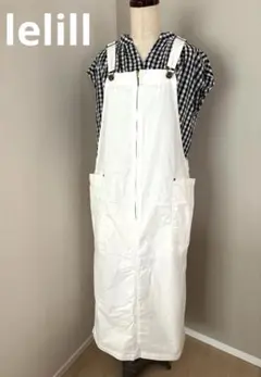 lelill レリル　オーバーオール　ワンピース　サロペット