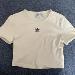 adidas アディダス　クロップド　tシャツ