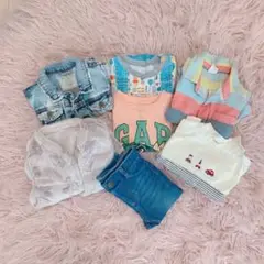 ベビー服セット（GAP Tシャツ、デニムジャケットなど）