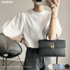 未開封 アンドミー 2WAY ボリューム袖 ブラウス andMe ②