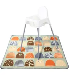 こぼれ防止マット 食事用マット 110x110cm