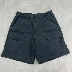SAVANE　カーゴショーツ　ハーフパンツ　古着　ダークグレー　W31