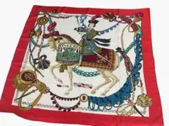 HERMÈS シルクスカーフ 騎馬 90cm