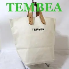 テンベア TEMBEA デリバリー トートバッグ キャンバス 生成り 美品