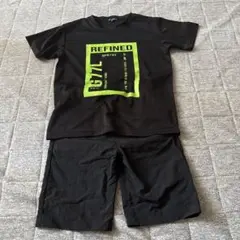 Tシャツとショートパンツセット 黒