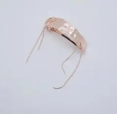 【新品未使用】 dee doo dah オールフィットバレッタ ピンクゴールド