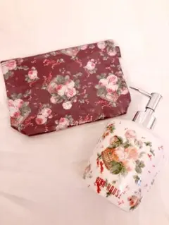 ピンクハウス pinkhouse エターナルローズ柄 ソープボトル ポーチ
