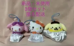 てるてるマスコット ハローキティ ポムポムプリン マイメロディ セット