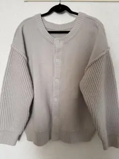 HARE 2WAYマルチデザインカーディガン グレー　HAO20331AD