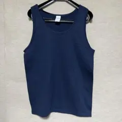 新品 GILDAN ギルダン タンクトップ ネイビー 紺 S