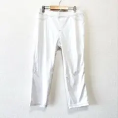 BB jeans ビービージーンズ【L】リラックスパンツ 白 ウエストゴム