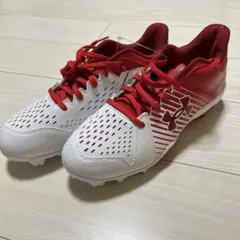 Under Armour スパイクシューズ ホワイト/レッド　新品
