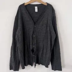 good＆woolen ウールカーディガン　ダークグレー　Ｍサイズ　日本製