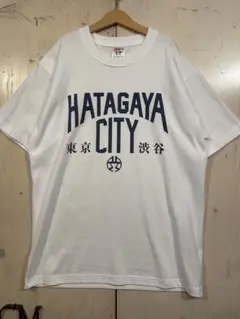 HATAGAYA CITY ホワイト Tシャツ XXLサイズ