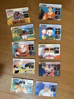 値下げ　ドラゴンボールZ DRAGON BALL Z データック カード 10枚